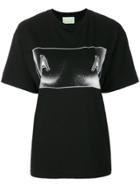 Aries Printed Crew Neck T-shirt - Black