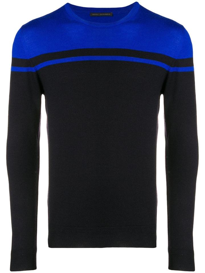 Daniele Alessandrini Crew Neck Jumper - Blue