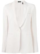 Theory - Grinson Cl Blazer - Women - Polyester/acetate/viscose - 2, Nude/neutrals, Polyester/acetate/viscose