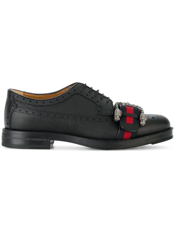 Gucci Martins Brogues - Black