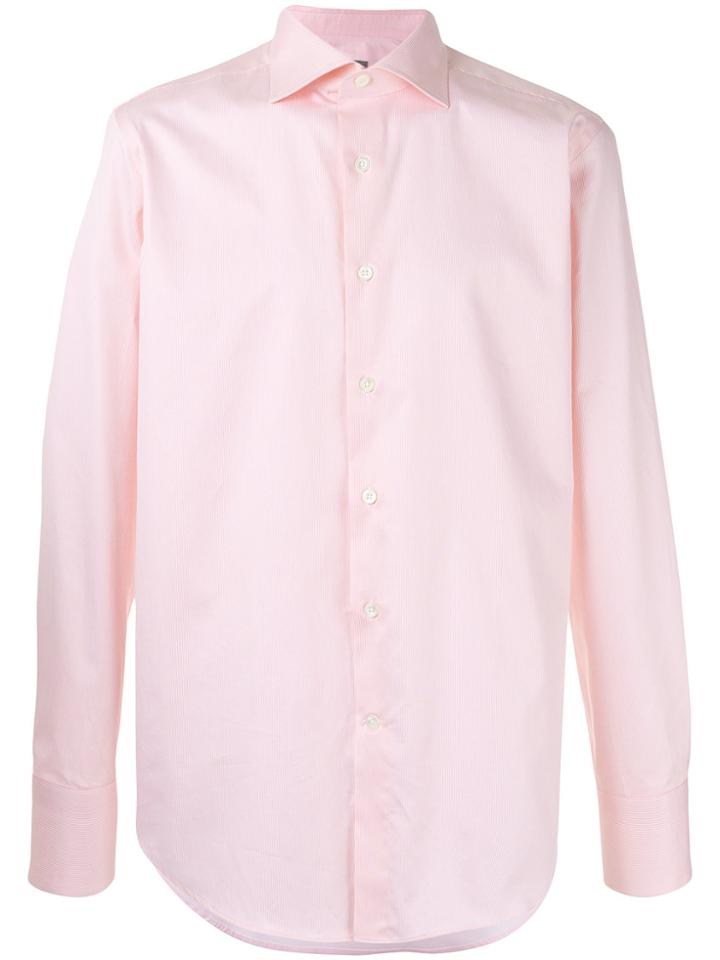 Canali Striped Shirt - Pink & Purple
