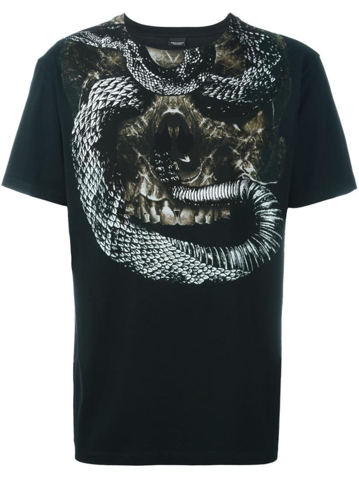 Marcelo Burlon County Of Milan 'bayo' T-shirt, Men's, Size: Xxs, Black, Cotton