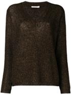 Mes Demoiselles V-neck Jumper - Brown