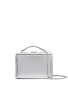 Mark Cross Mini Grace Box Bag - Silver