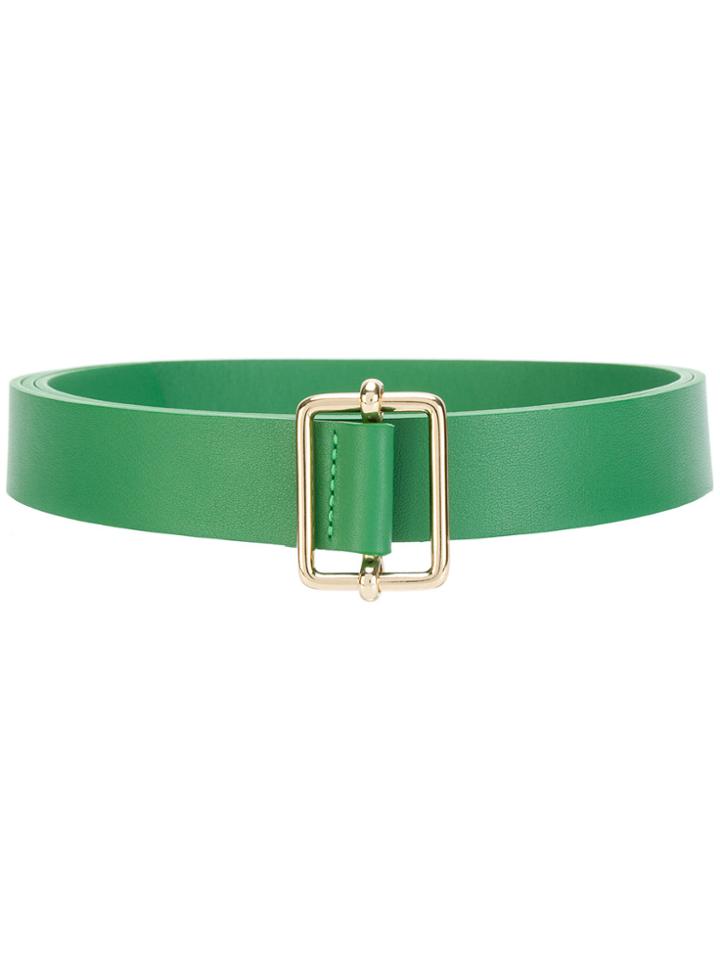 Sofie D'hoore Square Buckle Belt - Green