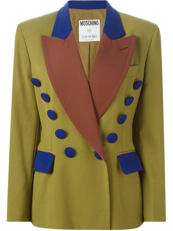 Moschino Vintage Colour Block Blazer