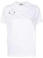 Maison Kitsuné Safety Pin Detail T-shirt - White