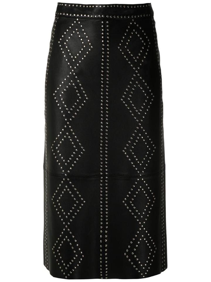 Nk Mestico Lia Leather Skirt - Black