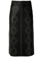 Nk Mestico Lia Leather Skirt - Black