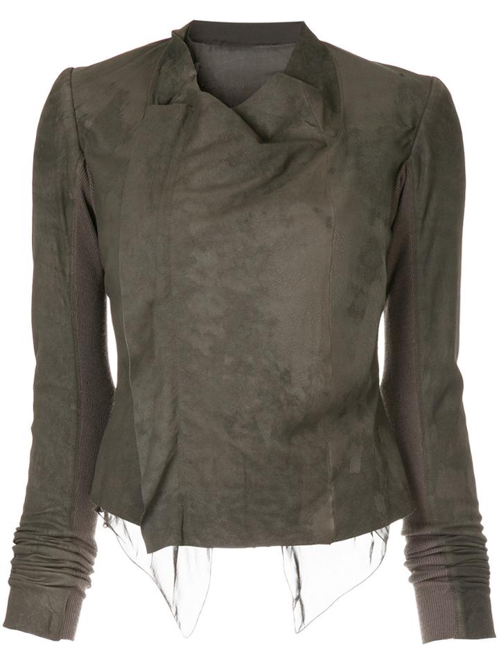 Rick Owens Naska Biker Jacket - Brown