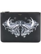Givenchy Print Zipped Pouch - Black
