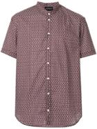 Emporio Armani Geometric Printed Shirt - Brown