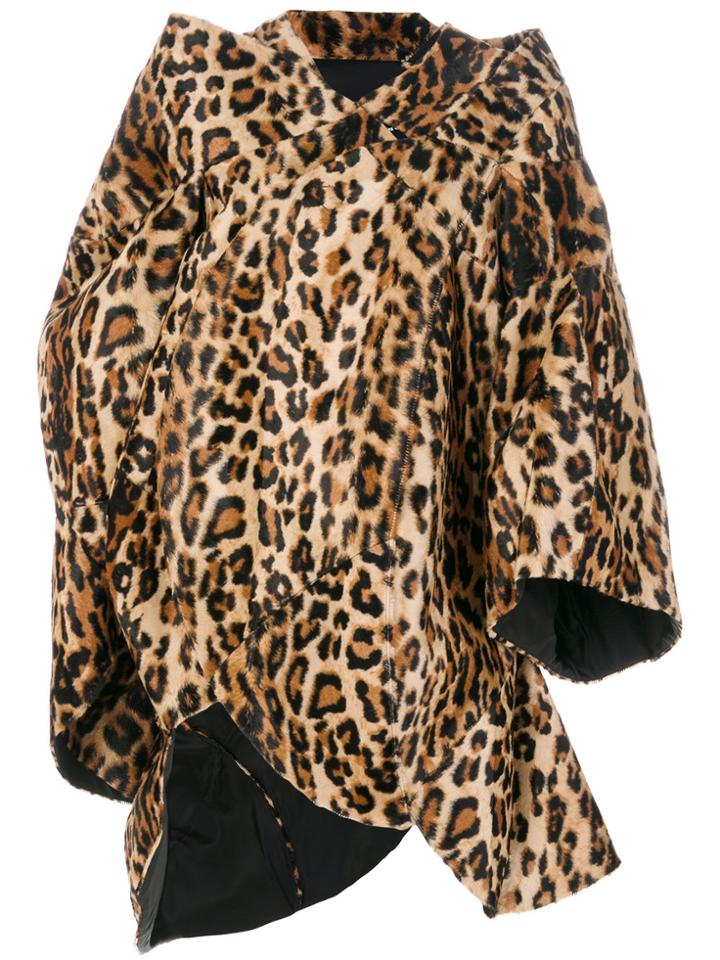 Junya Watanabe Comme Des Garçons Oversized Leopard Print Coat -