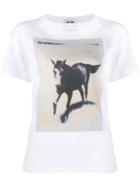 Each X Other Amanda Wall Charity Collaboration Horse T-shirt - White