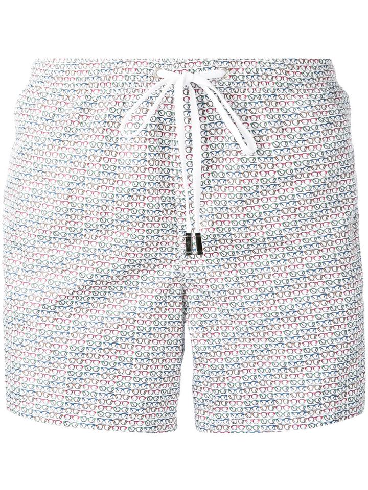Fefè Glasses Print Swim Shorts - Multicolour