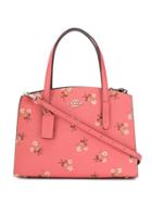 Coach Floral Print Tote - Pink