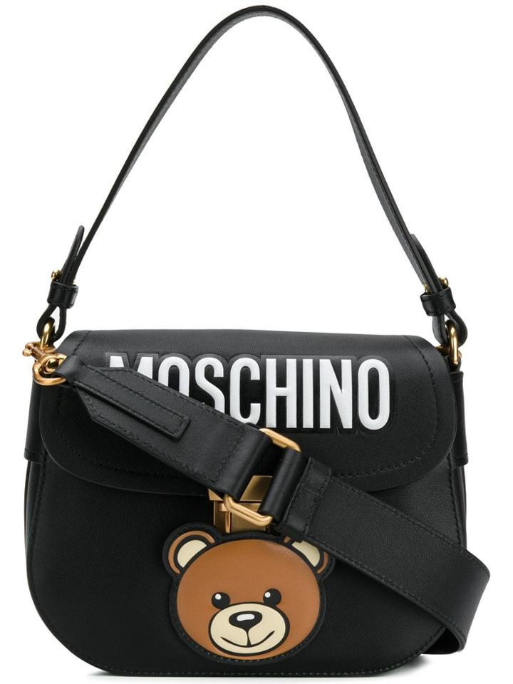 Moschino Teddy Crossbody Bag - Black