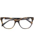 Balmain Wayfarer Glasses - Brown