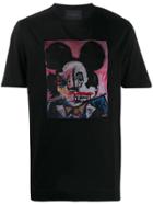 Limitato Picasso Mouse Print T-shirt - Black