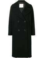 Mackintosh 0001 Oversized Double Breasted Coat - Black
