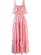 Three Graces Striped Maxi Dress - Pink