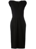 Tom Ford V-neck Cap Sleeve Dress - Black