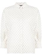Nili Lotan Etno Print Loose Fit Shirt - White