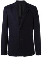 Ami Alexandre Mattiussi Half-lined Two Button Jacket - Blue