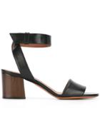 Givenchy 'paris' Ankle-strap Sandals - Black