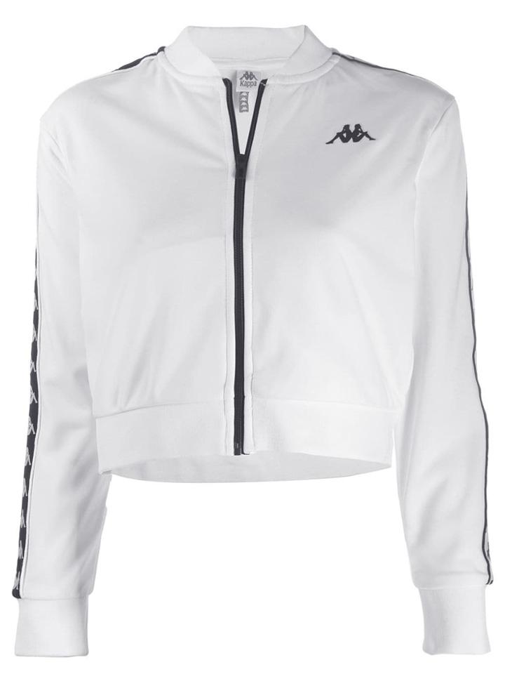 Kappa Cropped Asber Jacket - White