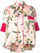 F.r.s For Restless Sleepers Loose-fir Floral Shirt - Pink