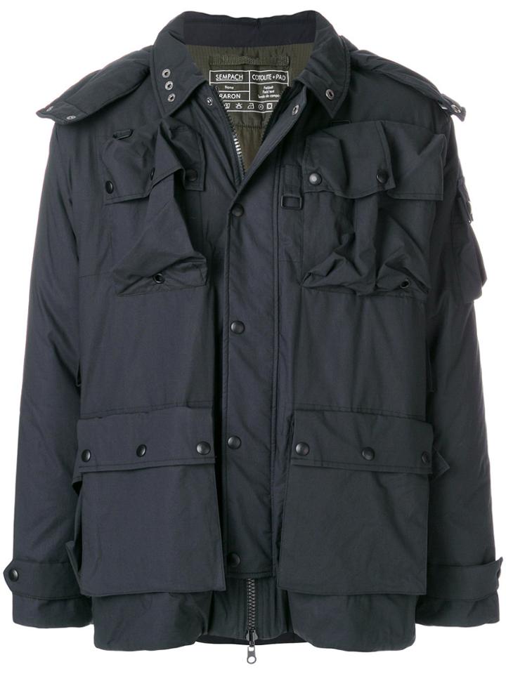 Sempach Casual Cargo Parka - Blue