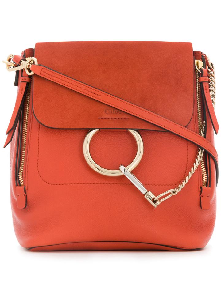 Chloé Faye Backpack - Yellow & Orange