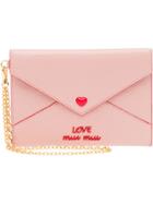 Miu Miu Madras Heart Envelope Wallet - Pink & Purple