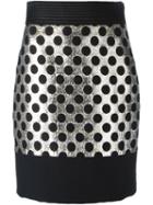 Emanuel Ungaro Dotted Short Skirt