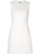 3.1 Phillip Lim Jacquard Mini Dress, Women's, Size: 10, White, Cotton/polyester/polyurethane