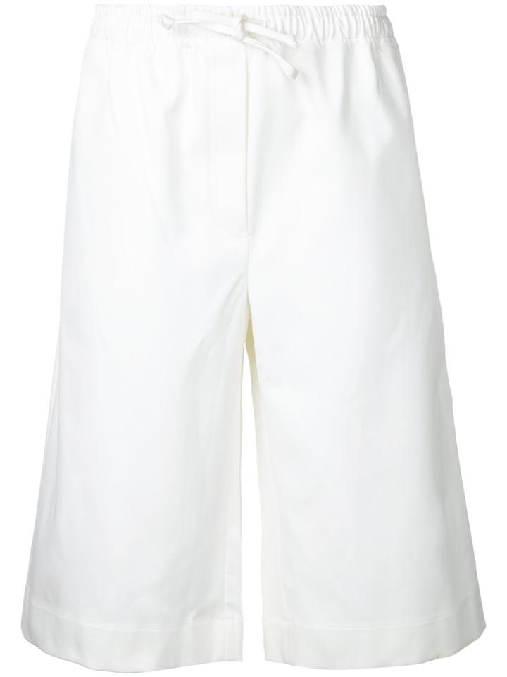 Joseph - Drawstring Sweatshorts - Women - Cotton/polyamide/spandex/elastane - 36, Women's, White, Cotton/polyamide/spandex/elastane