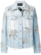 Philipp Plein Aloha Plein Denim Jacket - Blue