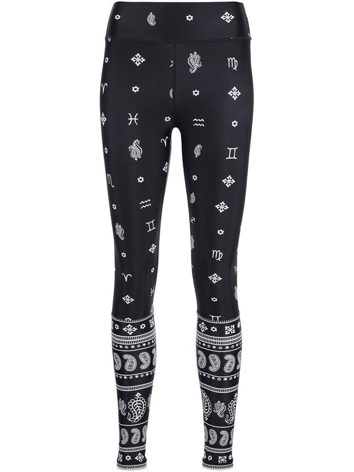 The Upside 'astrology' Yoga Pants, Women's, Size: Large, Black, Polyamide
