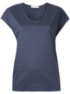 Astraet Scoop Neck T-shirt, Women's, Grey, Cotton