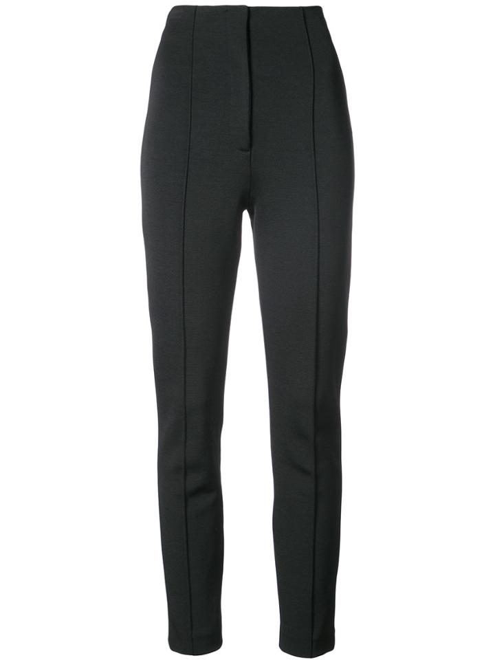 Dvf Diane Von Furstenberg High Tapered Trousers - Black