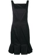 Karl Lagerfeld Square Neck Cocktail Dress - Black