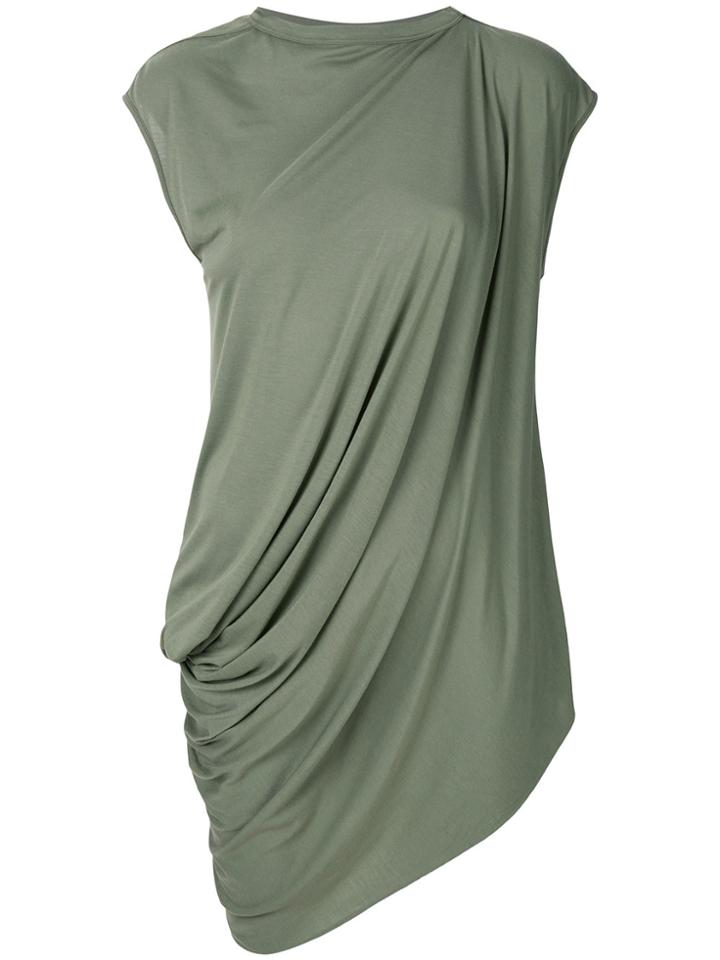 Rick Owens Lilies Draped Top - Grey