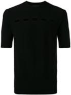 Diesel Black Gold - Oval Cut Out Knitted T-shirt - Men - Polyester/viscose - S, Polyester/viscose