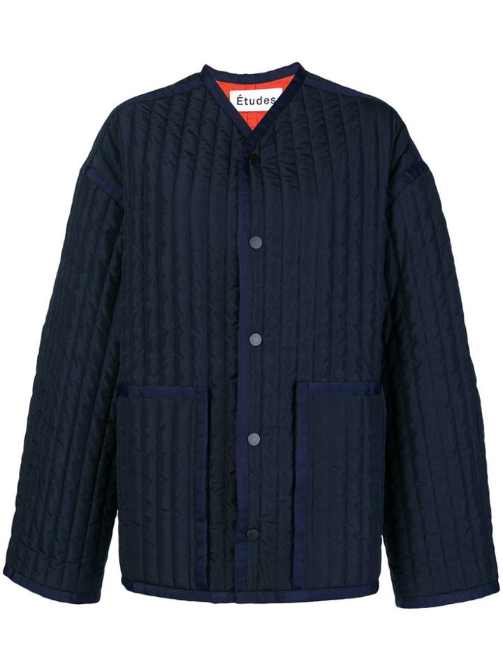 Études Private Puffer Jacket - Blue