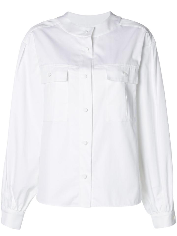Karl Lagerfeld Karl Round Collar Shirt - White