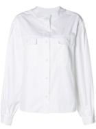 Karl Lagerfeld Karl Round Collar Shirt - White