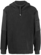 Cp Company Polar Fleece Relaxed-fit Hoodie - Grey