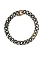 Hum Diamond Chain Bracelet - Silver And Gold