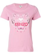 Kenzo Bleached Tiger T-shirt - Pink & Purple